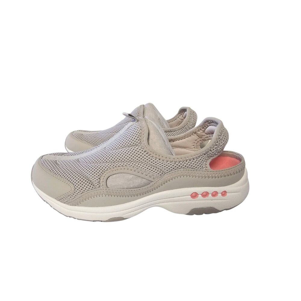 New Easy Spirit Trina Womens Round Closed Toe Slip-On Shoe Taupe 9